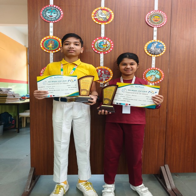 Honour at Inter School Technology Fest